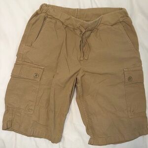 Polo by Ralph Lauren Tan Cargo Drawstring Shorts